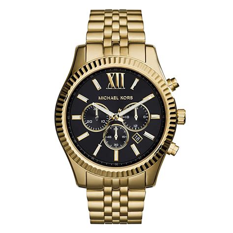 large gold watches michael kors|Michael Kors gold watches men.